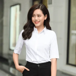 Áo Sơ Mi Trắng Công Sở Nữ: Biểu Tượng Thanh Lịch Vượt Thời Gian