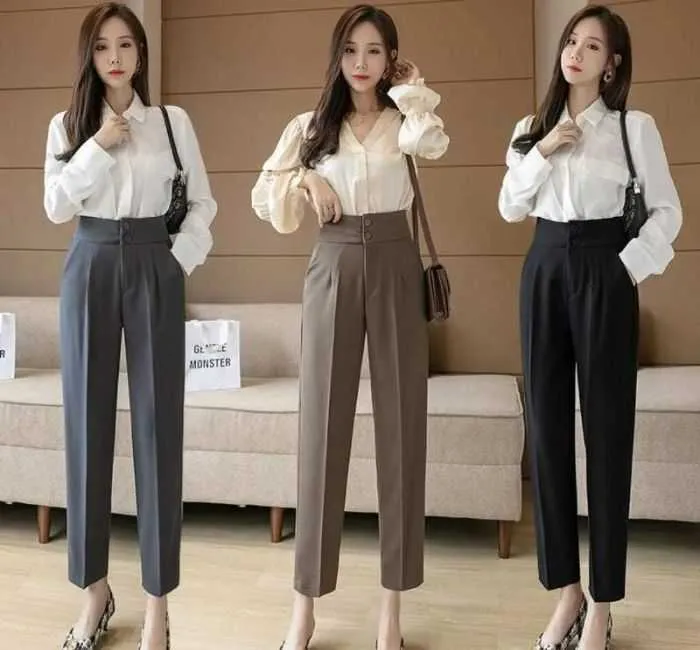 Quần tây nữ công sở dáng đẹp là gì? Vì sao chị em công sở "mê mệt"?