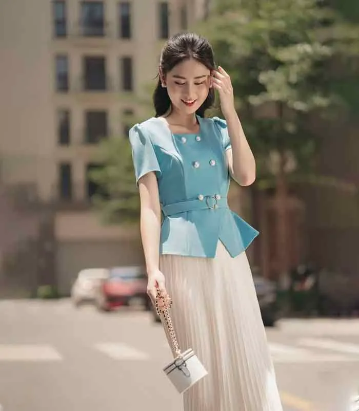 Tips phối đồ công sở mùa hè vừa đẹp vừa mát